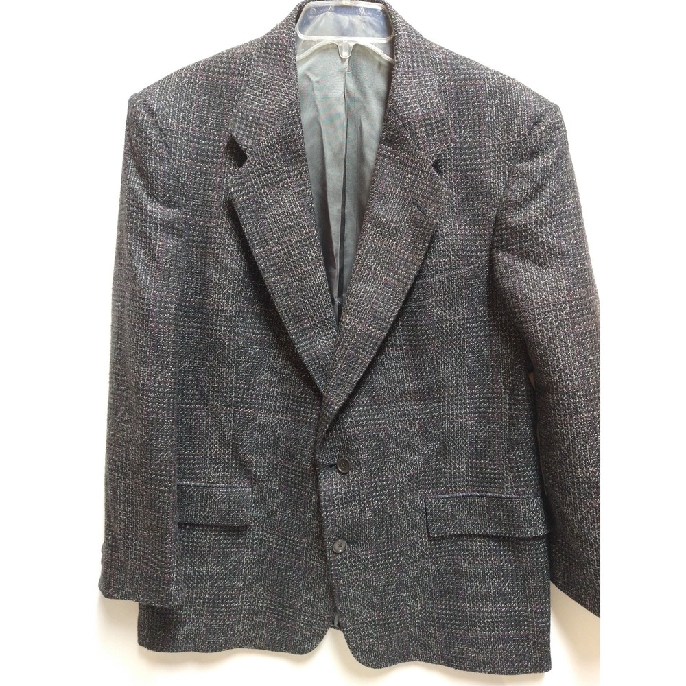 CHRISTAIN DIOR‎ MONSIEUR LINED MENS SPORT COAT BLAZER, 2 BUTTON, CHEST SZ 42